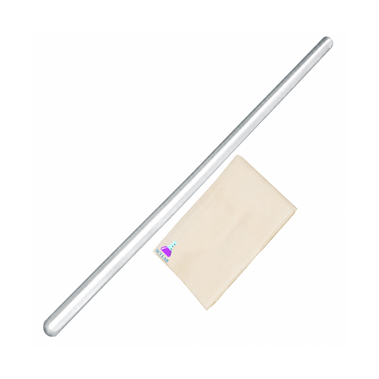 Glass Rod with Rubbing Material