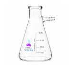 Conical Flask with Side Funnel (Erlenmeyer Bunsen) 250ml