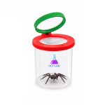 Plastic Container with a Magnifying Glass Lid for Collecting Ants, Insects, etc.